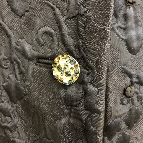 Vintage navy blue long length coat - Picture 7 of 16